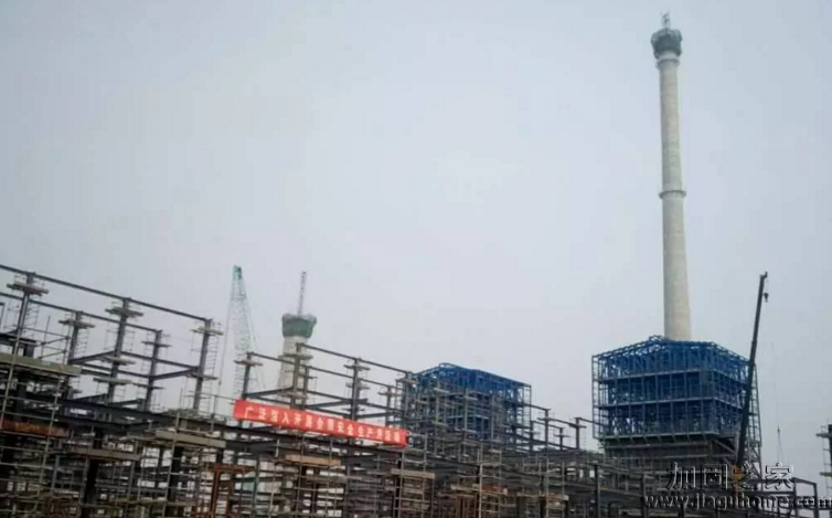 華北石化兩部超高煙囪加固改造完畢，雙雙封頂